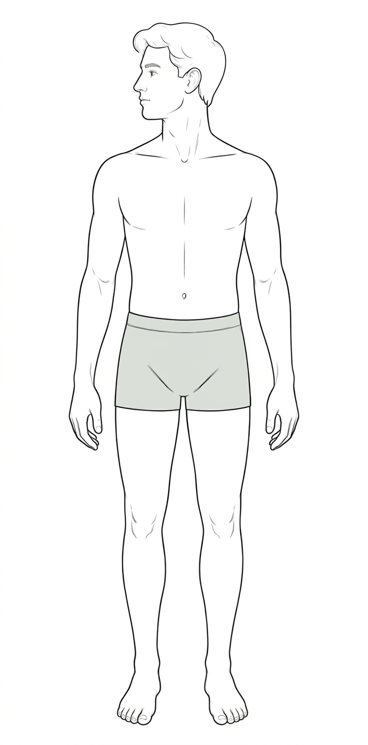 Body illustration showing pulse points